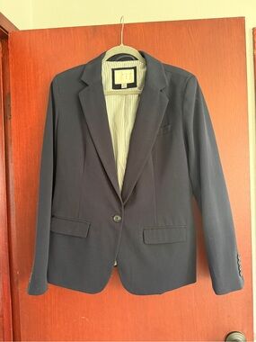 Target Women's Navy Single-Button Blazer
